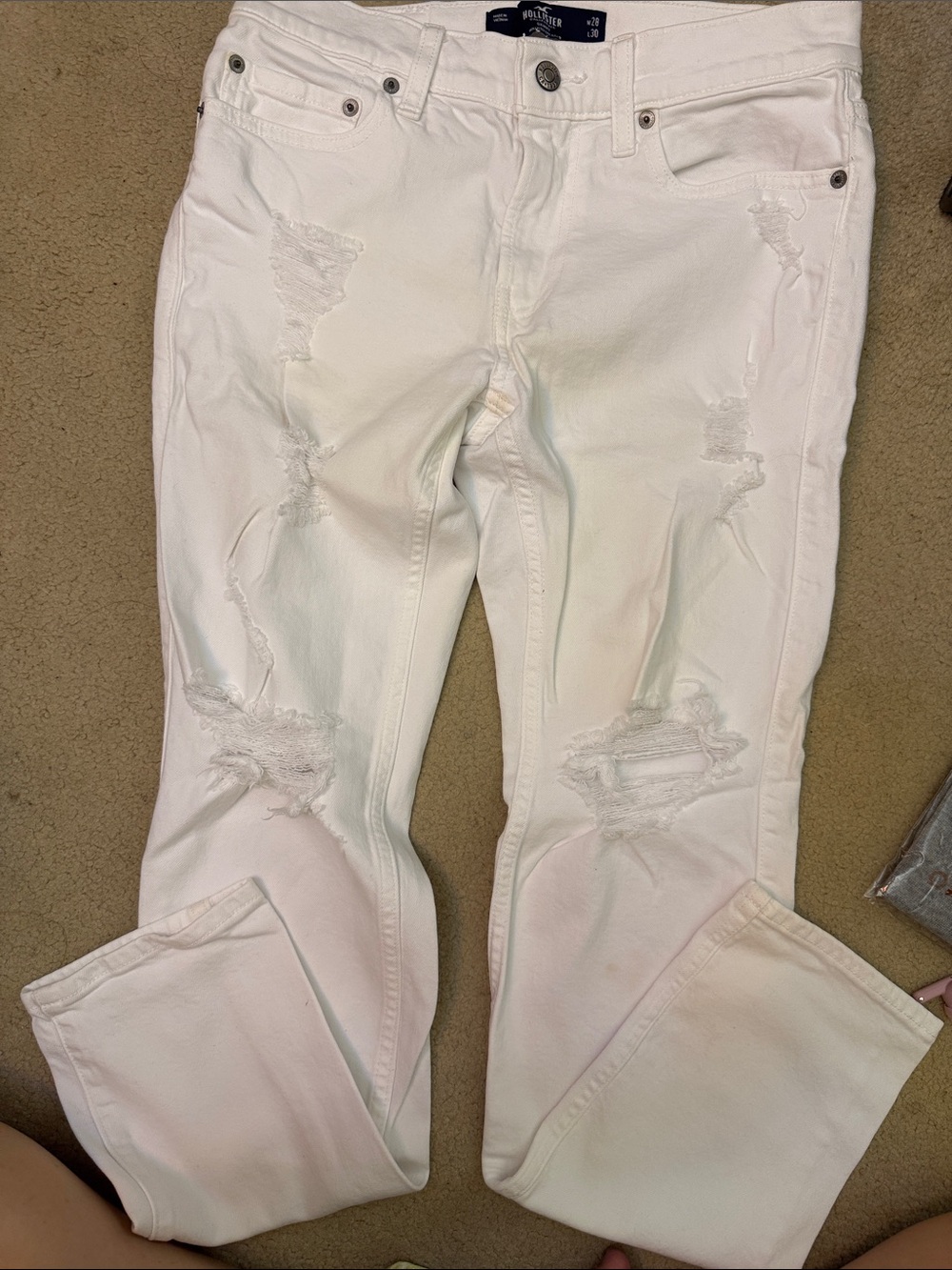 Hollister distressed jeans boys